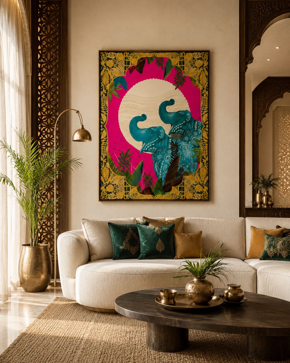 Gaja Saubhagya - The Elephants of Fortune by The Indian Atelier