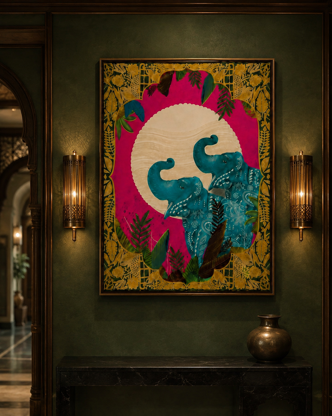 Gaja Saubhagya - The Elephants of Fortune by The Indian Atelier