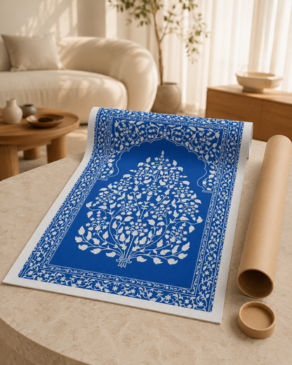 The Cobalt Garden by The Indian Atelier