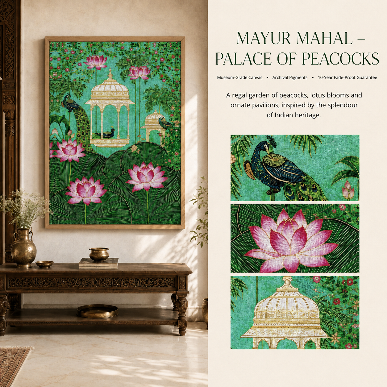 Mayur Mahal - Palace of Peacocks by The Indian Atelier