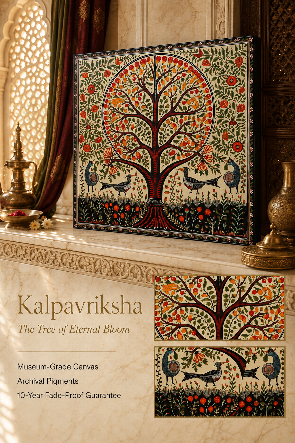 Kalpavriksha - The Tree of Eternal Bloom by The Indian Atelier