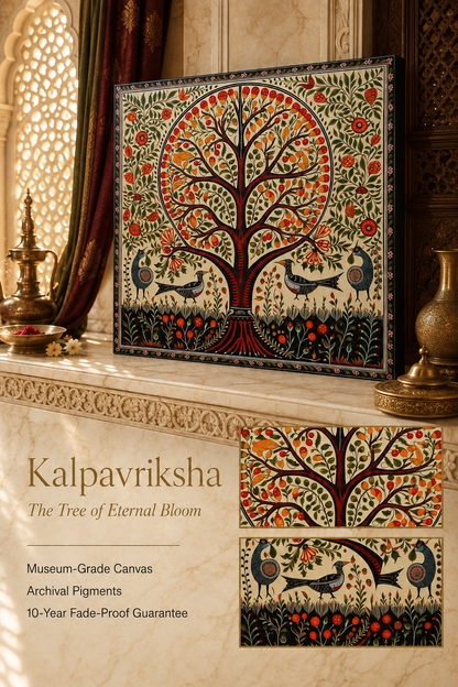 Kalpavriksha - The Tree of Eternal Bloom by The Indian Atelier