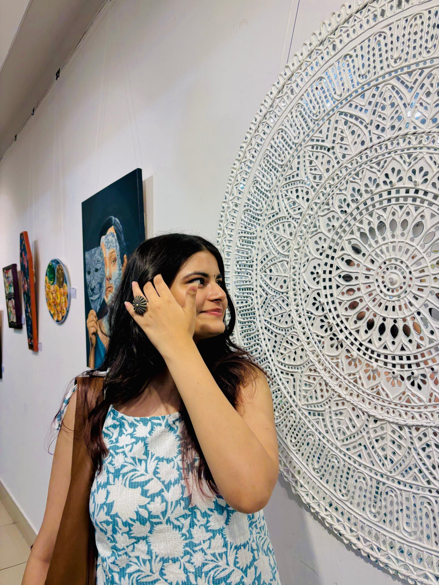 3D Clay Mandala Artwork