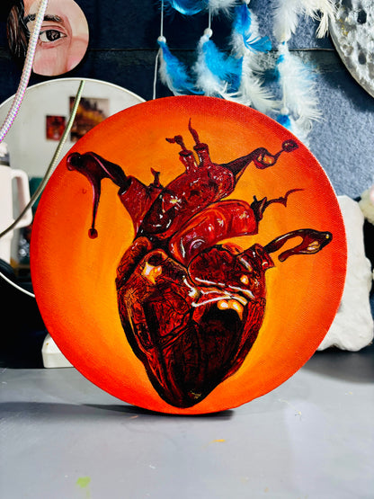 Realistic Heart Painting