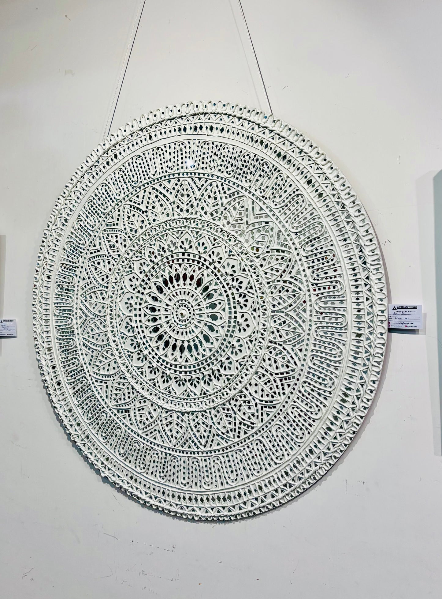 3D Clay Mandala Artwork