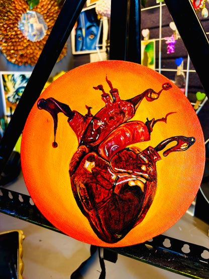 Realistic Heart Painting