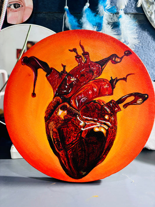 Realistic Heart Painting