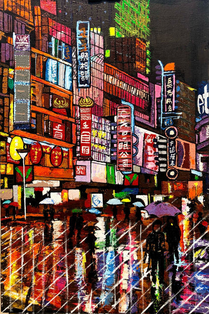 Neon Reflections, City Dreams.