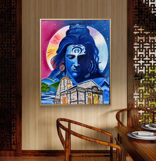 Shiva Wall Art – Inspired by Kedarnath
