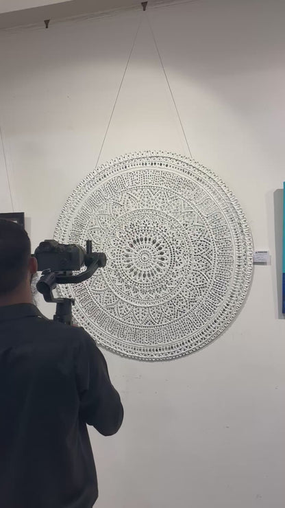 3D Clay Mandala Artwork